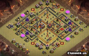 Aspecte și hărți de bază pentru Clash of Clans TH10 - Ghid de război/trofee #3017