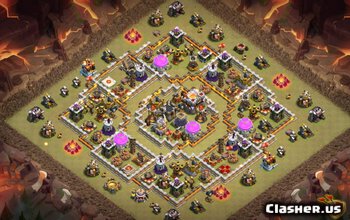 Clash of Clans TH11 Base Layouts: Farming, Trophy & Hybrid #3040