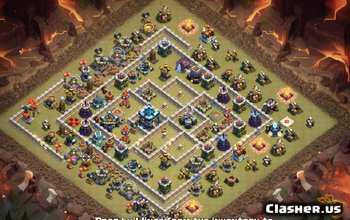 Clash of Clans TH13 Base Layouts & Maps | Krig og trofé #3052