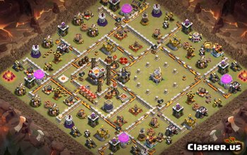 TH11 Clash of Clans Base Layouts: War & Trophy Maps #3056