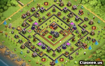 TH10 Clash of Clans Base Layouts: War, Farm & Trophy Maps #3063