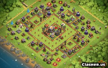 TH11 Base Layouts for Clash of Clans: War & Trophy Maps #3064