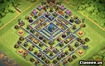 Clash of Clans TH12 Base Layouts & Maps - Copy & Link #3122