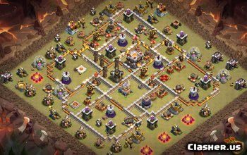 TH11 Base Layouts for Clash of Clans - War & Trophy Maps #3127