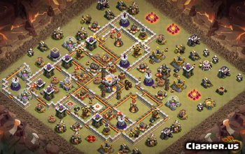 Ultimate COC Town Hall 11 Base Layouts & Maps - TH11 #3128