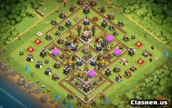 TH11 Clash of Clans Base Layouts: War, Farm & Home Maps #3130