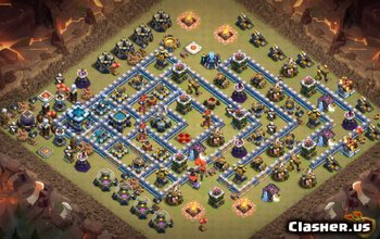 Базовые макеты и карты TH13 Clash of Clans — Полное руководство № 3132