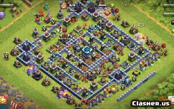 Aspecte de bază overpowered TH13 pentru Clash of Clans - v444 #3184