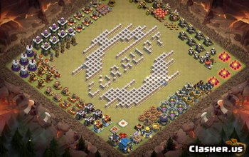 Aspecte de bază și hărți amuzante TH12 Clash of Clans - CorruptYT #3204