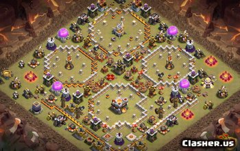 TH11 Clash of Clans Base Layouts: Trophy, War & Hybrid #3206