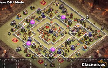 Clash of Clans TH11-basisindelingen: trofee- en landbouwkaarten #3207