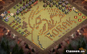 Leuke TH11-basislay-outs en kaarten voor Clash of Clans - Rorak-logo #3209