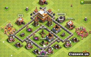 Clash of Clans Town Hall 4: Basisindelingen en links #3212