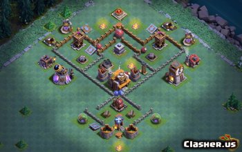 Nejlepší Clash of Clans Builder Hall 5 Base Layouts & Maps #3303