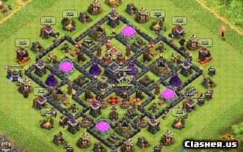 TH9 Clash of Clans Base Layouts: Farming, Trophy & War #3366