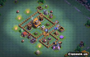 Clash of Clans: лучшие базовые макеты и карты BH4 2023 № 3380