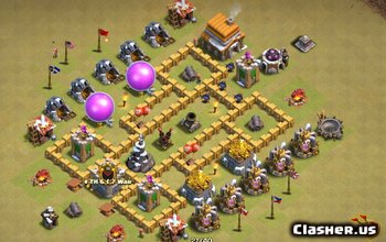 Clash of Clans TH5-basisindelingen: oorlog, trofee en meer #3490