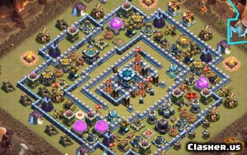 TH13 Base Layouts for Clash of Clans: Farming and Trophy Maps #3540