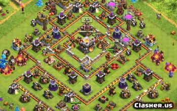 TH11 Base Layouts for Clash of Clans: War & Trophy Maps #3542