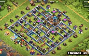 TH13 Base Layouts for Clash of Clans - Town Hall 13 Maps #3543