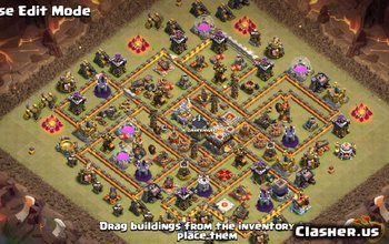 Clash of Clans TH11 Base Layouts: Trophy & War Maps #3546