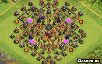 TH10 Clash of Clans Base Layouts: Farming, Trophy & War #3600
