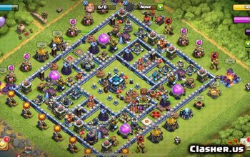 TH13 Clash of Clans Base Layouts: War, Trophy & Farming #3624