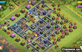 TH13 Base Layouts for Clash of Clans: War, Trophy & Farm #3625