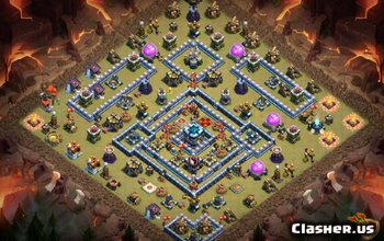 Clash of Clans TH13 Base Layouts & Maps for War & Trophy #3626