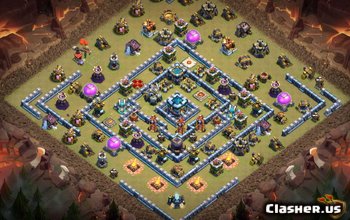 Best TH13 Base Layouts for Clash of Clans - COC Maps #3627