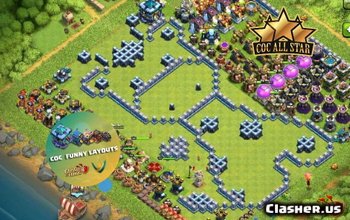 TH13 Clash of Clans Base Layouts: Fun & Progress Maps #3634