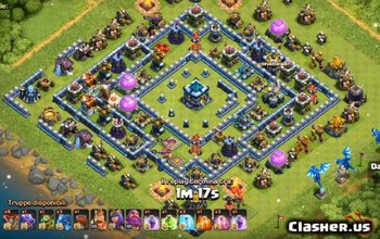 TH13 Base Layouts & Maps for Clash of Clans - War & Trophy #3637