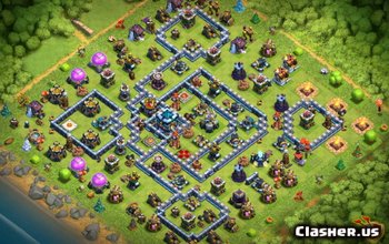 Best TH13 Base Layouts for Clash of Clans: War & Trophy Maps #3644