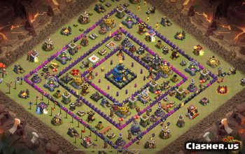 Clash of Clans TH12-basisindelingen: landbouw- en trofeekaarten #3645