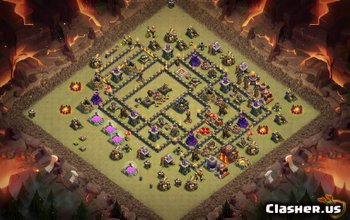 Clash of Clans TH10 War Base Layouts & Maps - Copiați acum! #3666