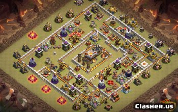 Clash of Clans TH11 Base Layouts & Links - War & Trophy Maps #3671