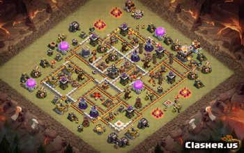 Clash of Clans TH11 Base Layouts & War Base Maps #3682