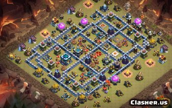 Clash of Clans TH13-basisindelingen: oorlog-, trofee- en thuiskaarten #3697