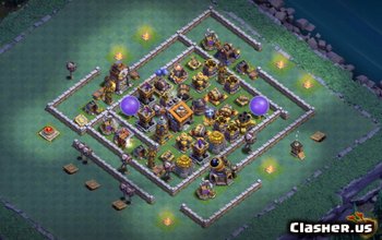 Базовые макеты Clash of Clans BH9: сельское хозяйство, трофеи и многое другое # 3753