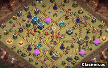 TH13 Clash of Clans Base Layouts: War, Trophy & More #3768