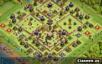 Clash of Clans TH11 Base Layouts - War & Trophy Maps #3831