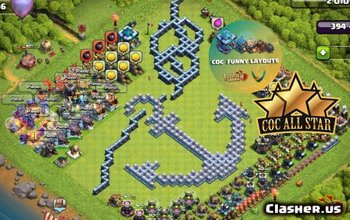 TH13 Clash of Clans: Funny & Progress Base Layouts #3836