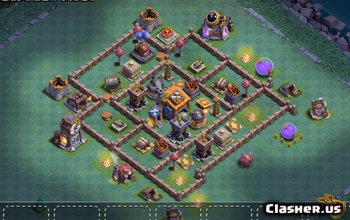 BH7 Strong Base v32: макеты и ссылки Clash of Clans № 3875