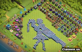 TH13 Clash of Clans Baslayouts: Fun & Progress Maps #3890