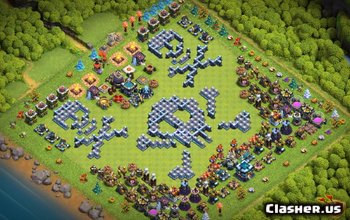 Clash of Clans TH13 Base Layouts: Fun & Troll Designs #3892