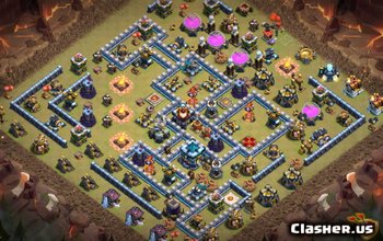 Clash of Clans TH13 Base Layouts - War, Trophy, Home Maps #3897
