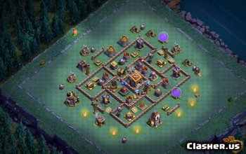 Лучшие макеты баз Clash of Clans BH9 — карты для фермерства и трофеев № 3905