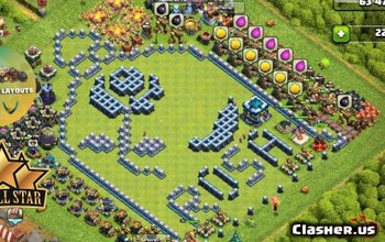 TH13 Clash of Clans Baslayouter & roliga kartidéer #3916