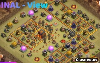 Kopieer TH10-basislay-outs voor Clash of Clans - War & Trophy #3992