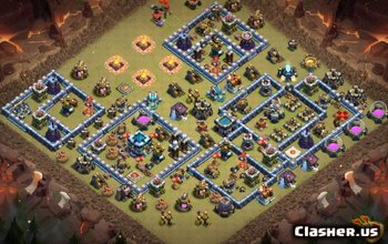 TH13 Clash of Clans-basisindelingen: oorlog, trofee, CWL-kaarten #3993